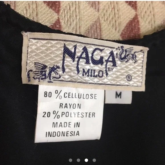 1990 Vintage Black Witchy Beaded Tank Top - Picture 6 of 6